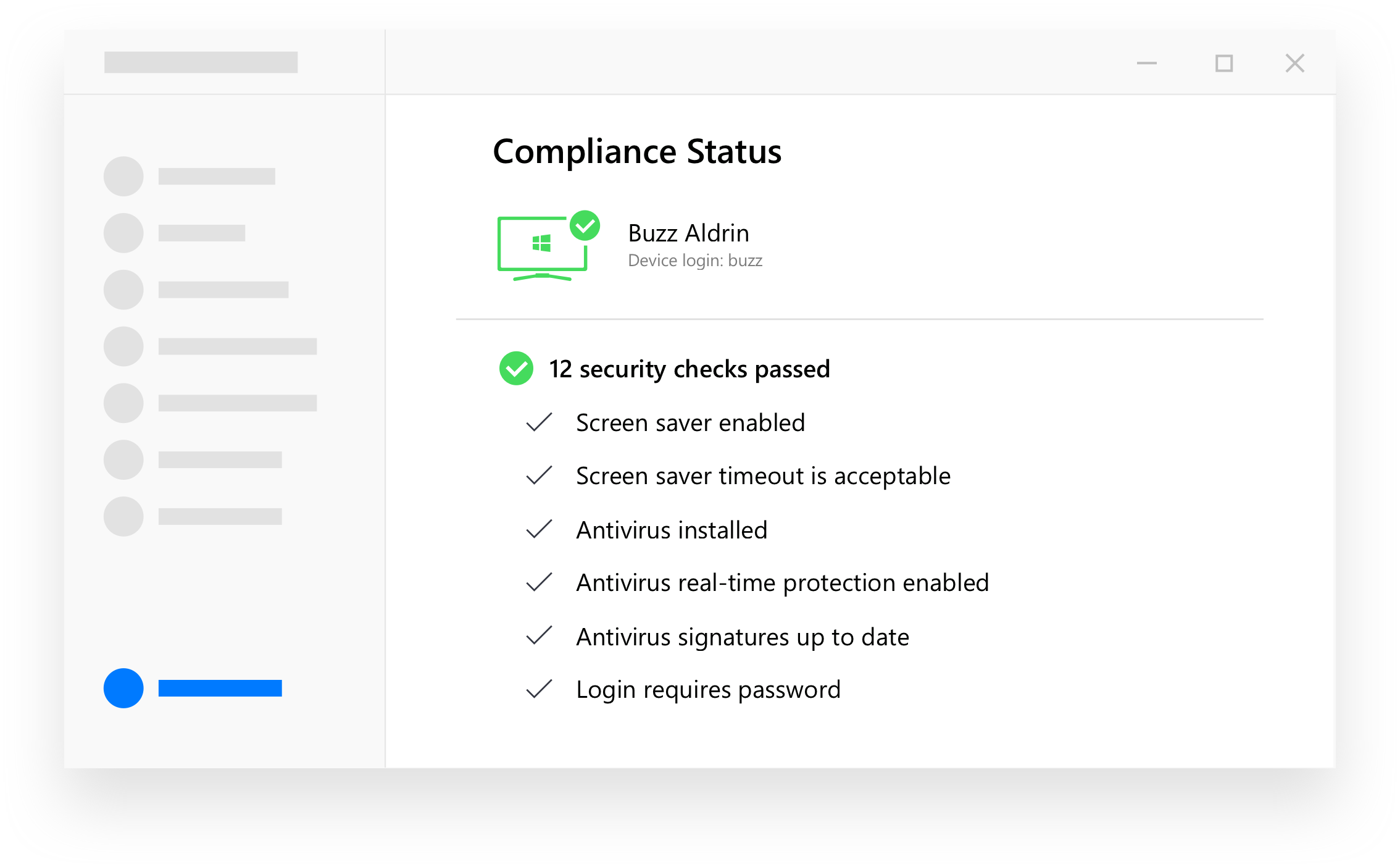 Compliance status